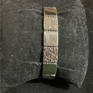 Gorgeous Vintage Estate Silver Tone Flower Bracelet Bracelet
